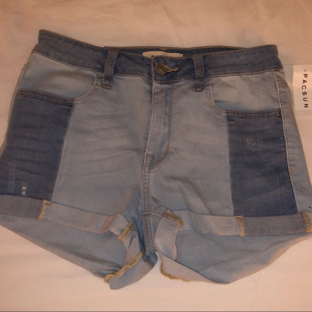 Pacsun Multi shade Jean Short